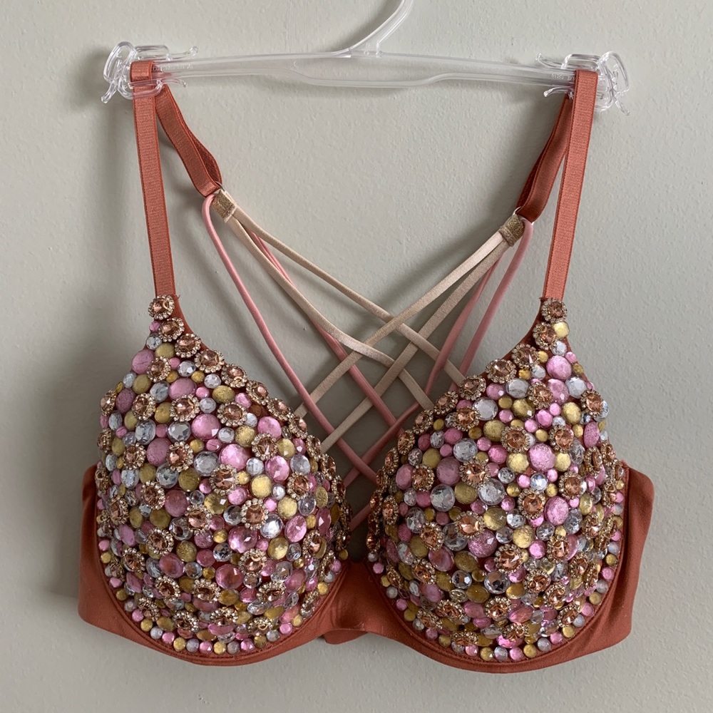 NEW! Handmade bedazzled bra!